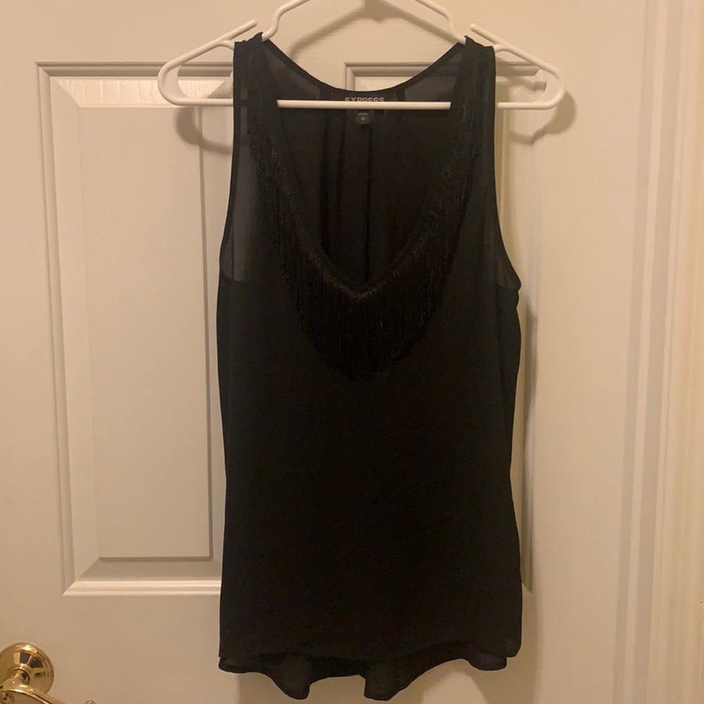 Express Tank with Fringe Size Small